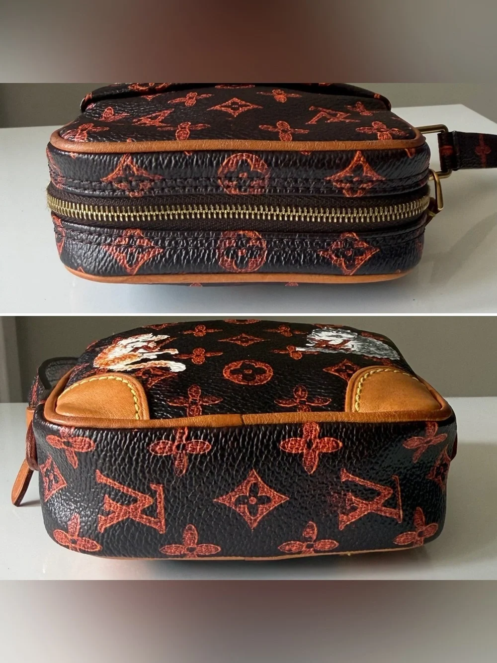 Louis Vuitton Grace Coddington Catogram Paname Mini Crossbody Bag